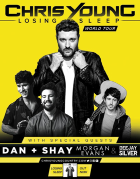 Chris Young, Dan And Shay & Morgan Evans at Giant Center