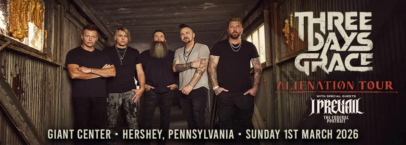 Three Days Grace, I Prevail &amp; The Funeral Portrait